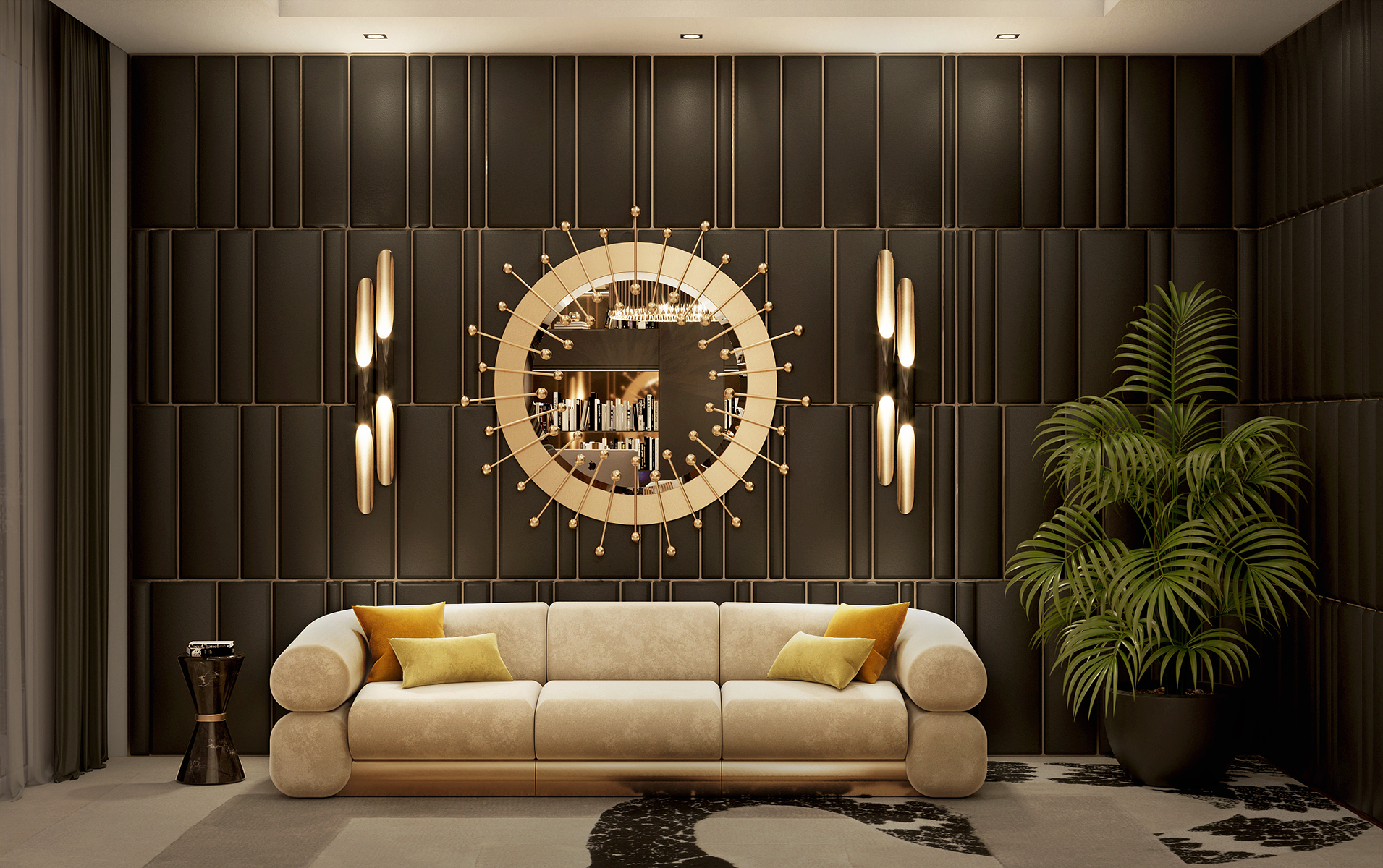 Candeeiro de parede tom profundo 2 - 3