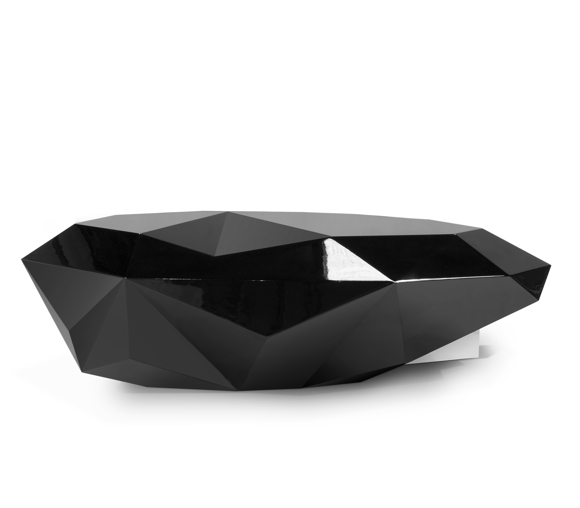 Mesa de Centro Preta Prism