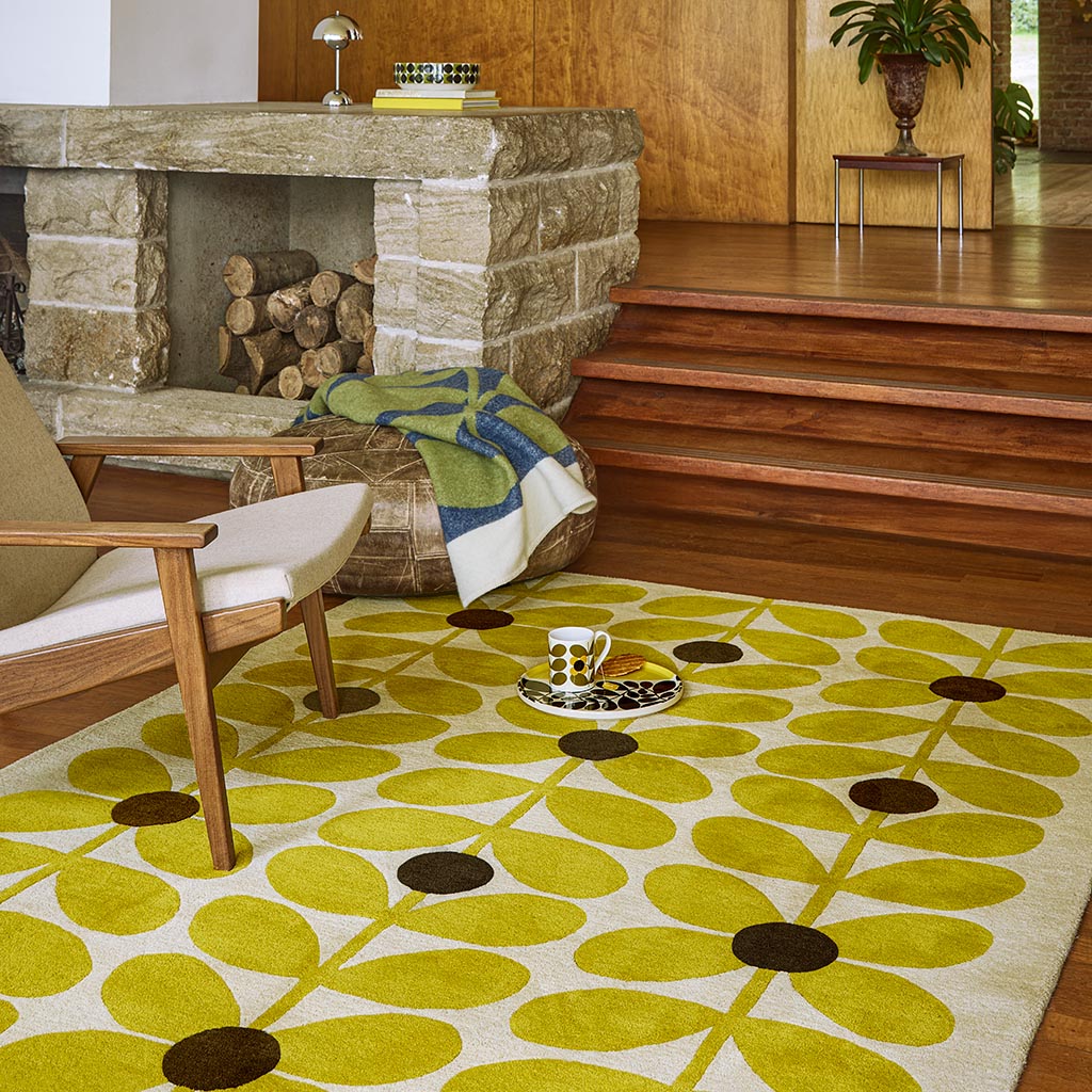 Tapete Sixties Stem Yellow