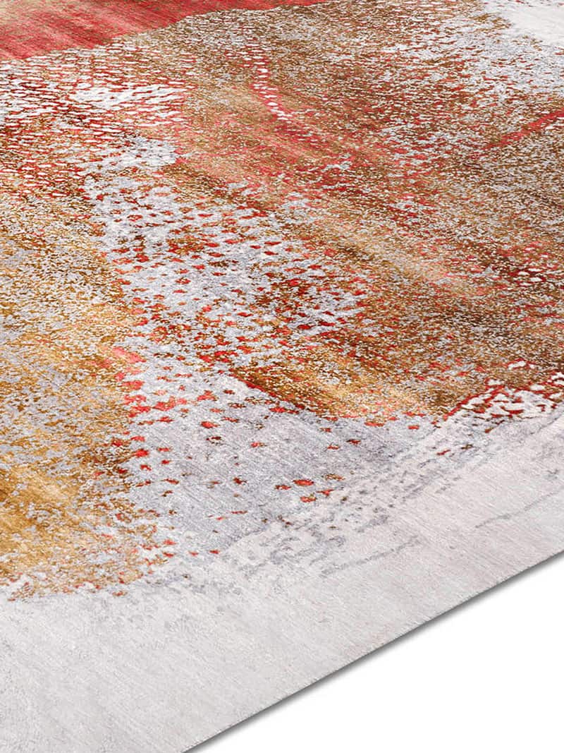 Tapete Gold Coral Feito à Mão | Tamanho: 365 × 457 cm