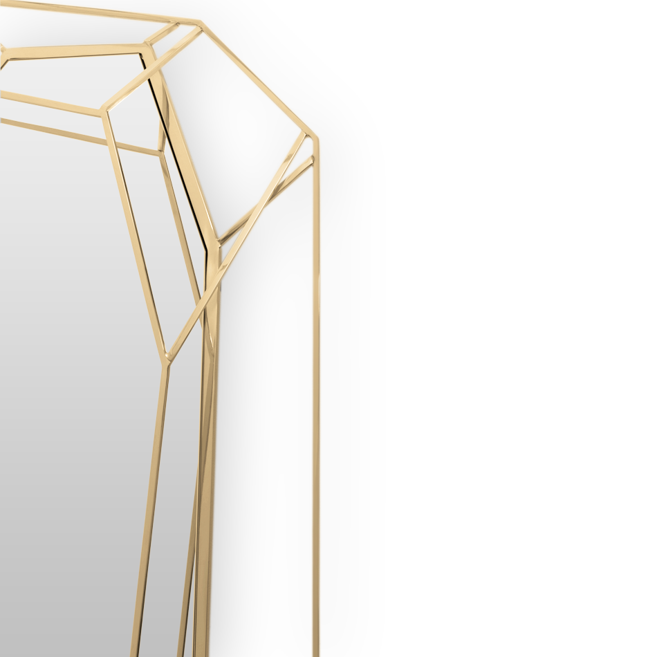 Espelho de parede grande Lustre