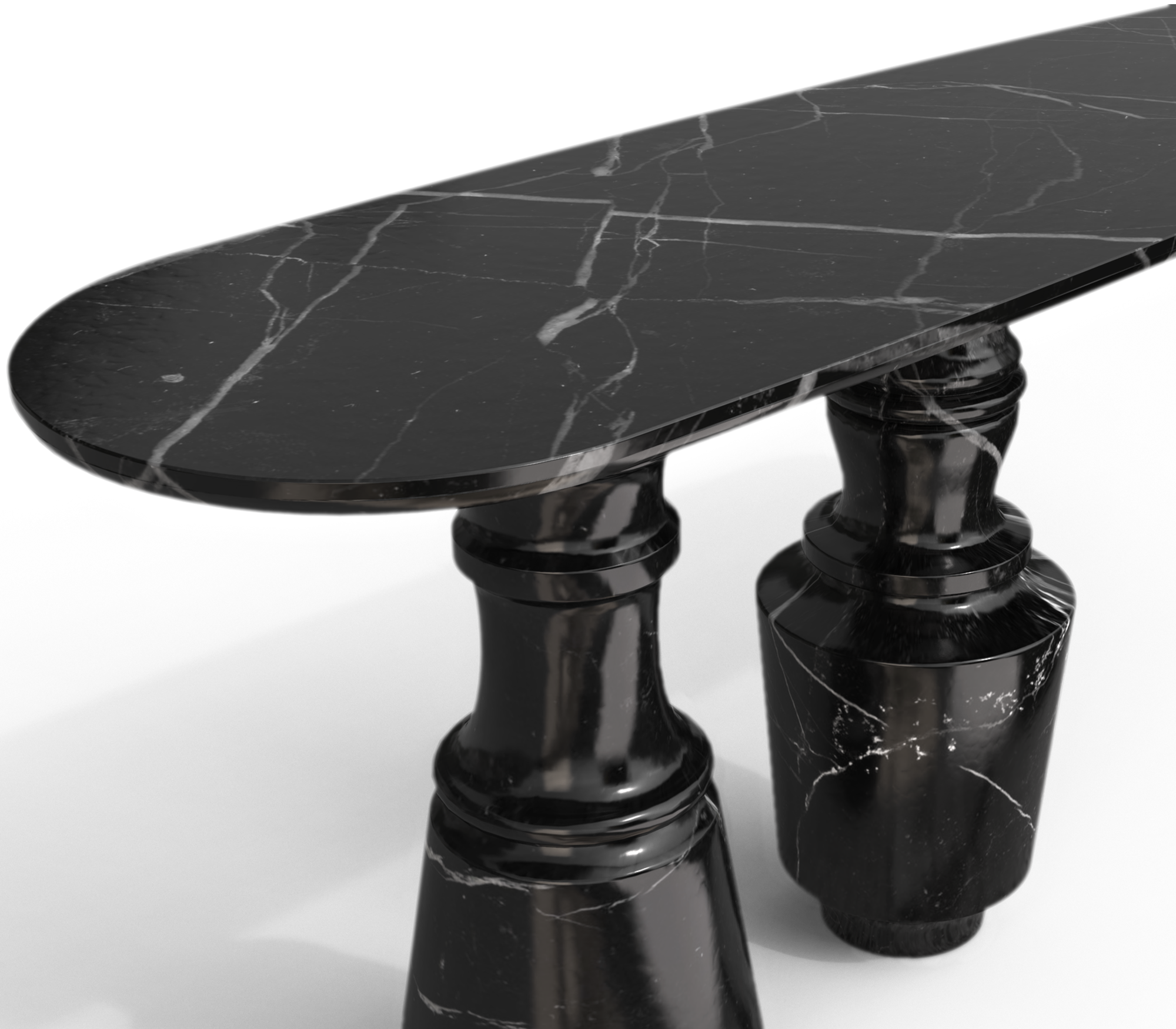 Consola Obsidian Nero Marquina