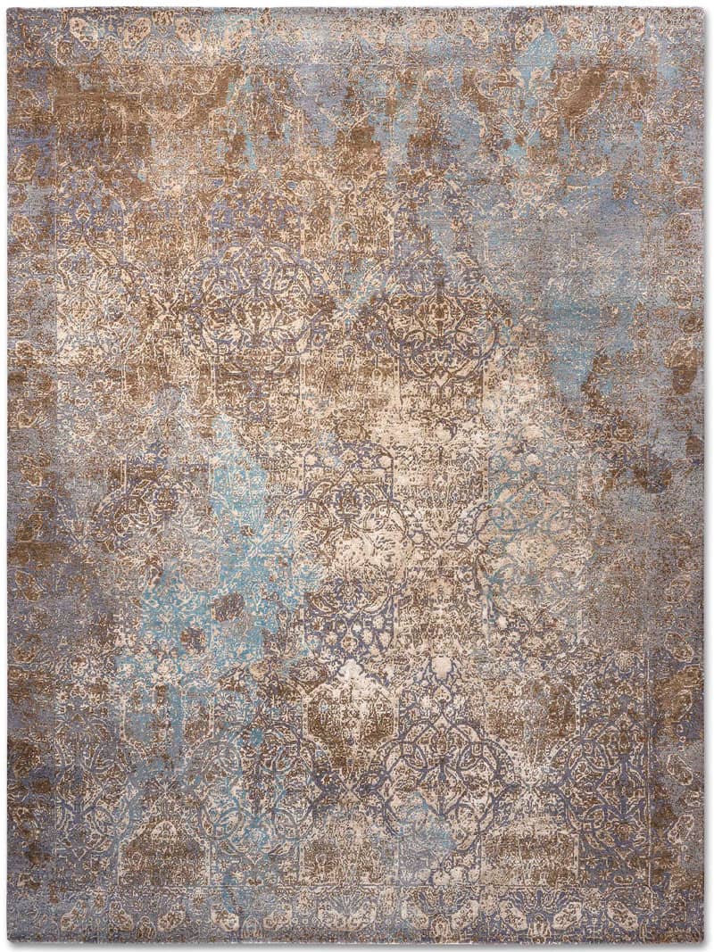 Tapete Ferahan Splash Tecido à Mão | Tamanho: 140 × 210 cm