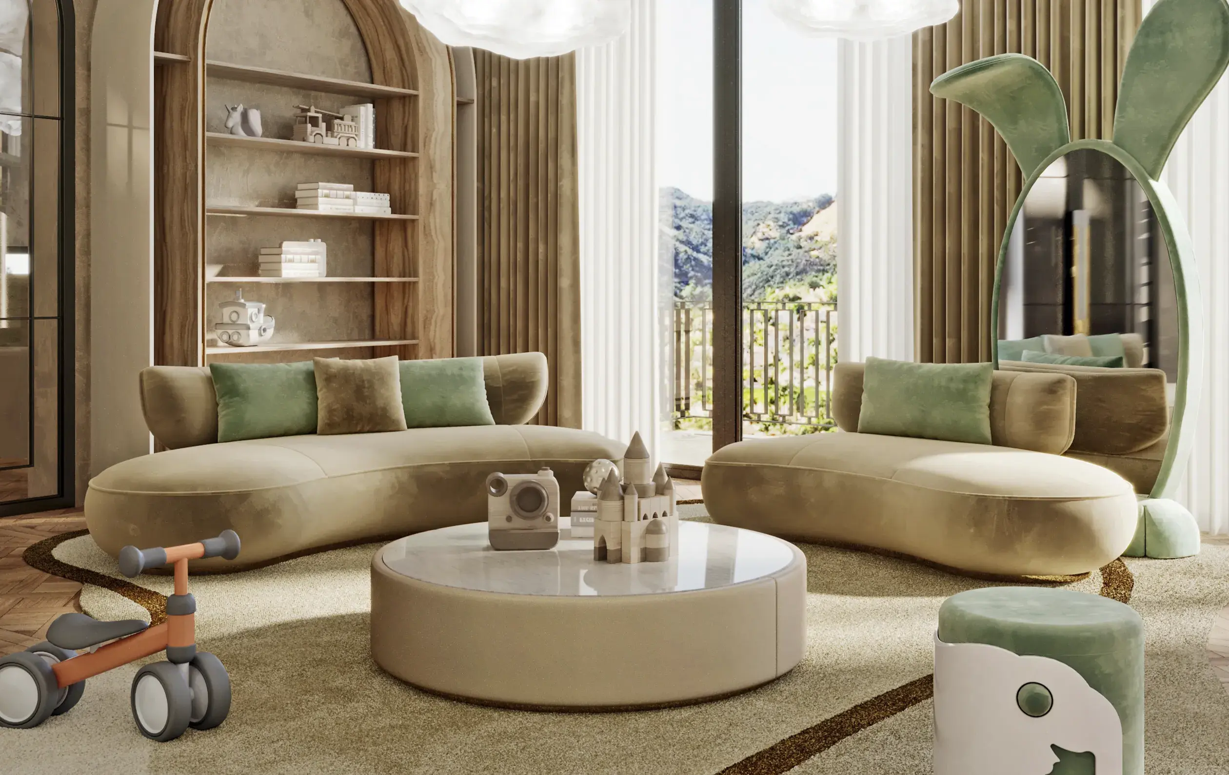 Sofá Redondo Lattice - 4