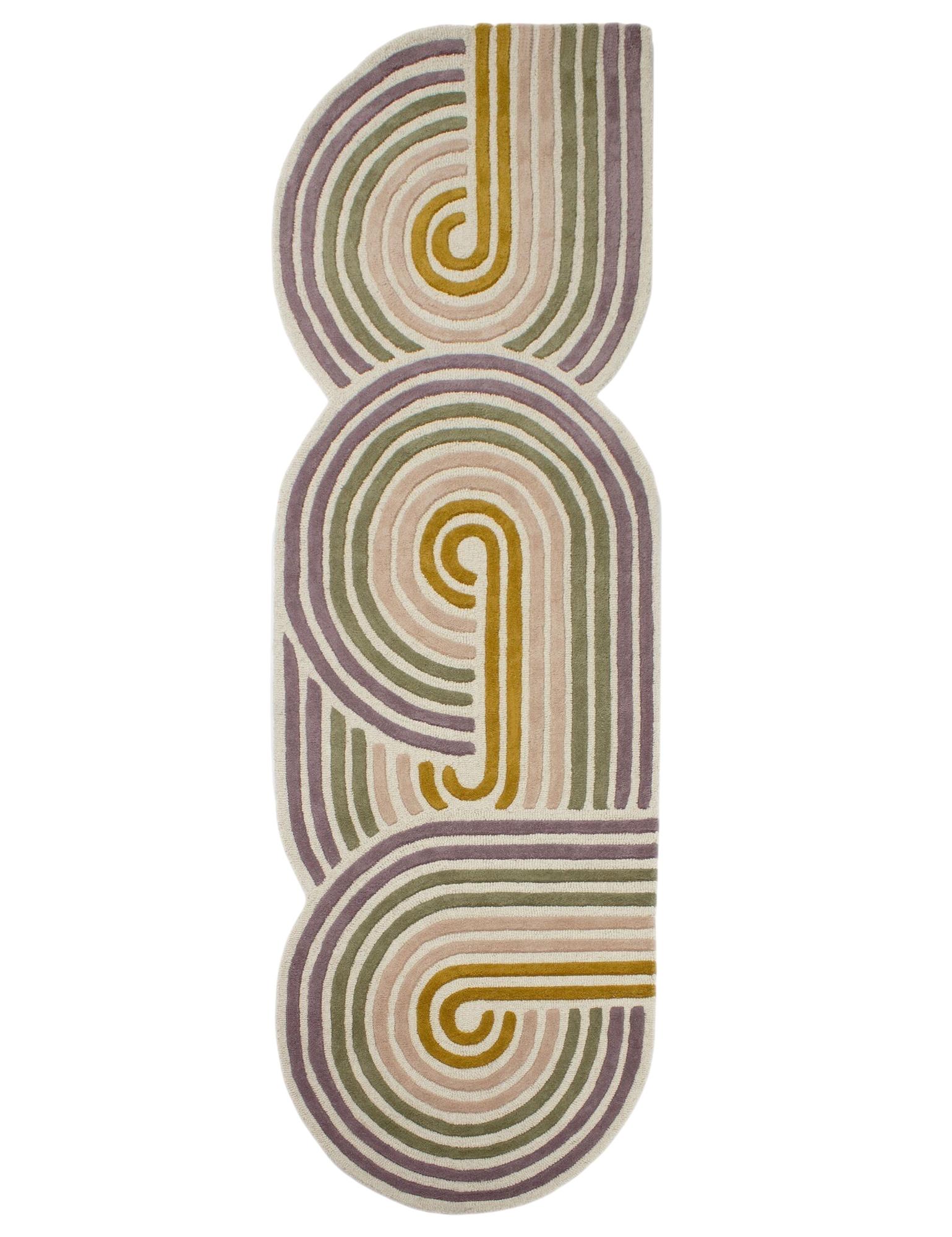 Passadeira Espiral Enrolada Verde