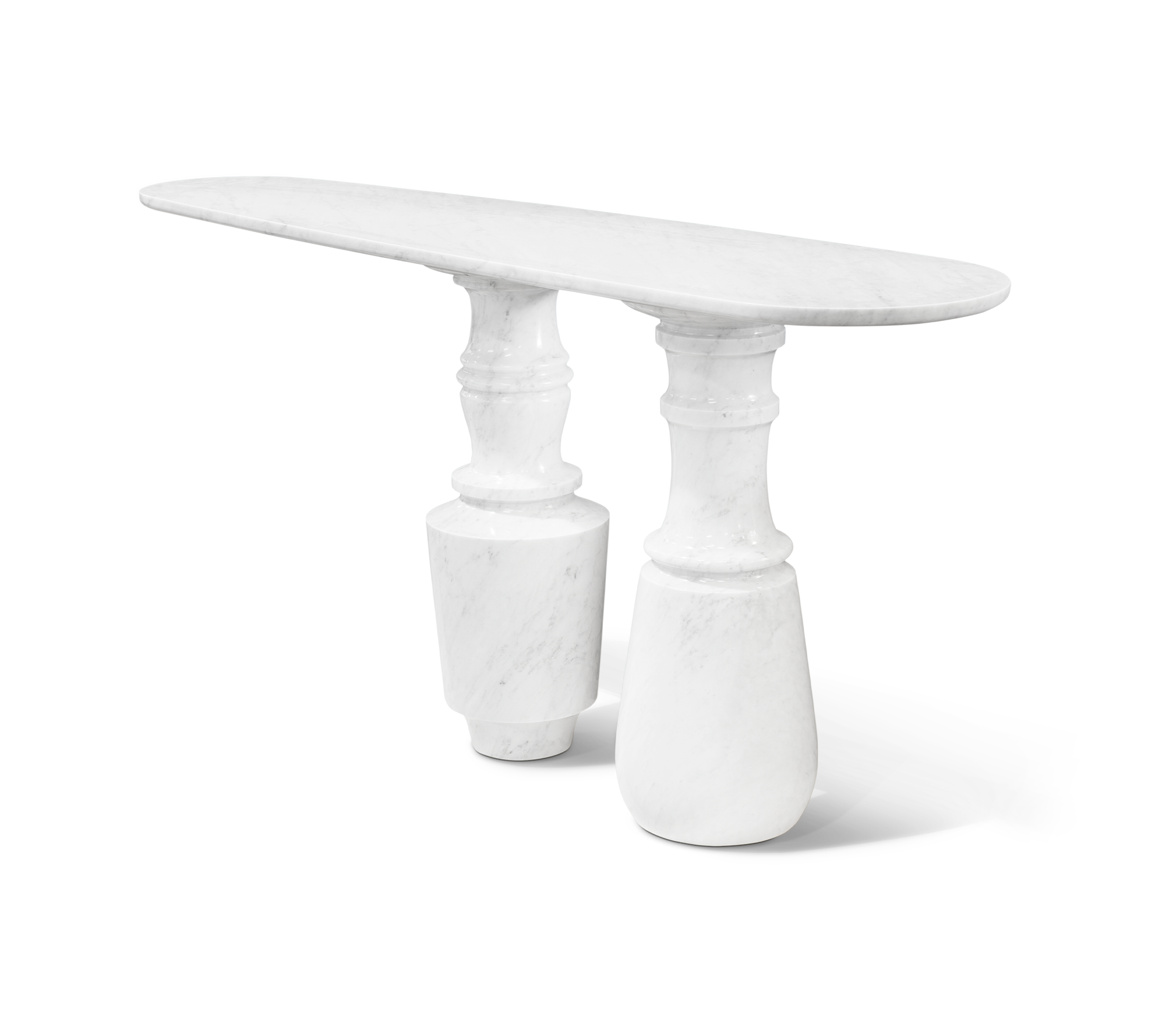 Consola Obsidian Carrara