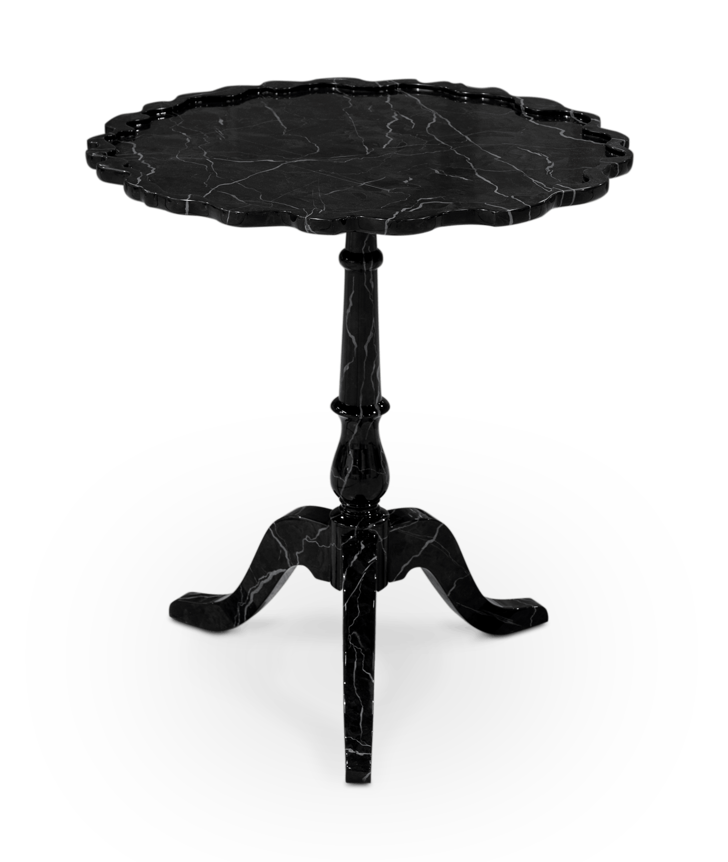 Mesa de Apoio Aegis com Acabamento em Mármore