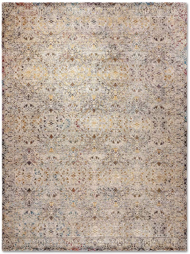 Tapete Ferahan Splash Tecido à Mão | Tamanho: 250 × 300 cm