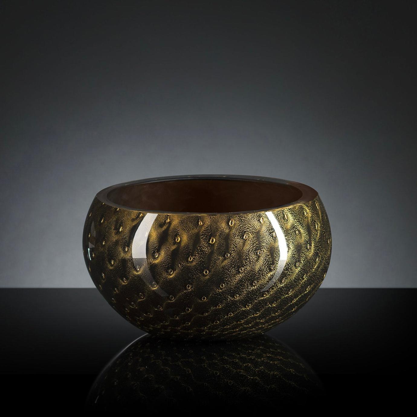 Taça Mocenigo Preta e Dourada