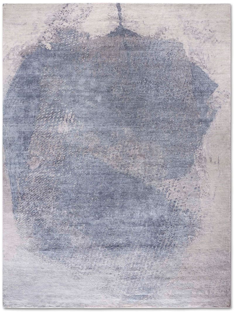 Tapete Silver Cinzento Feito à Mão | Tamanho: 122 × 183 cm