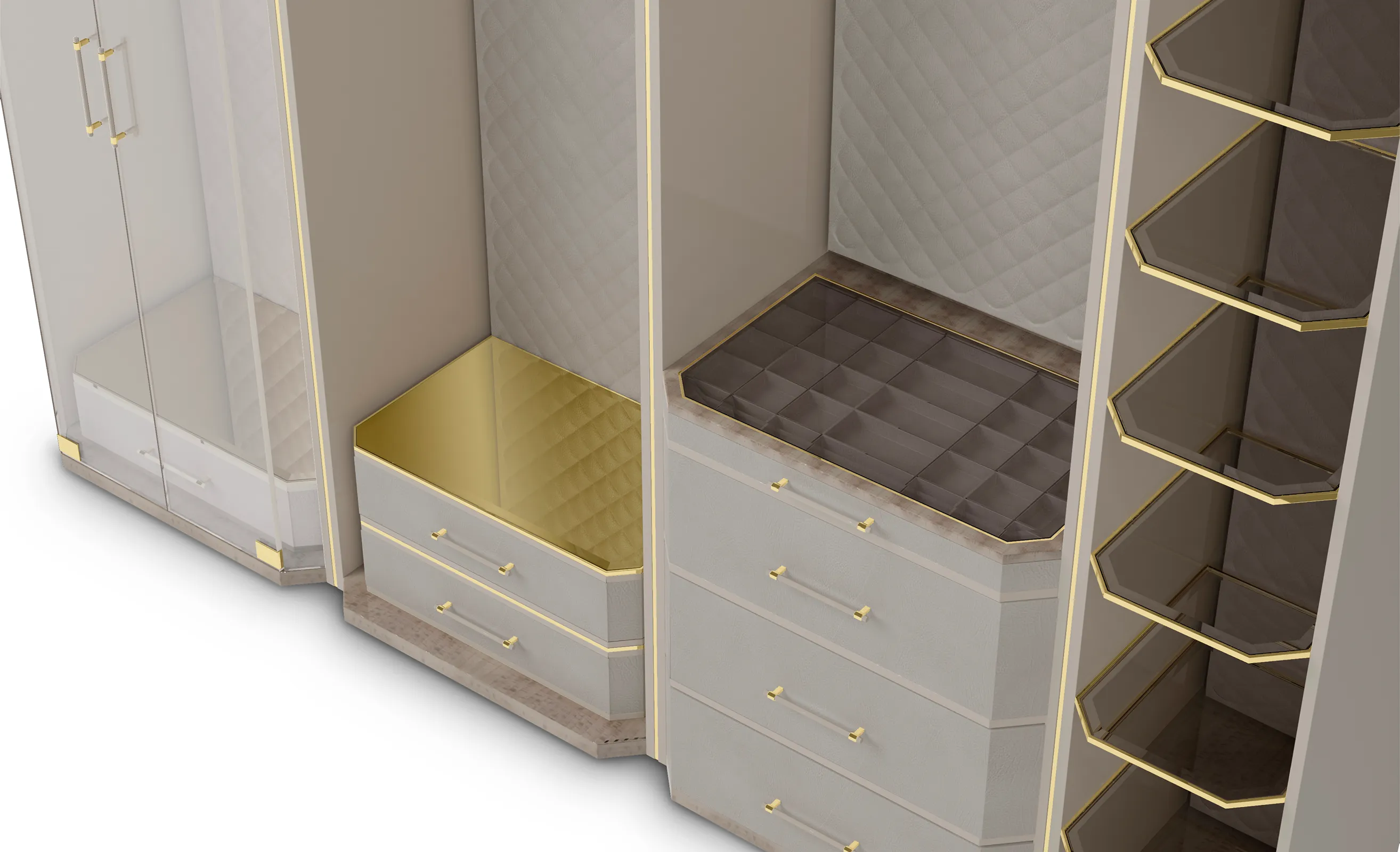 Roupeiro Bege Cadence