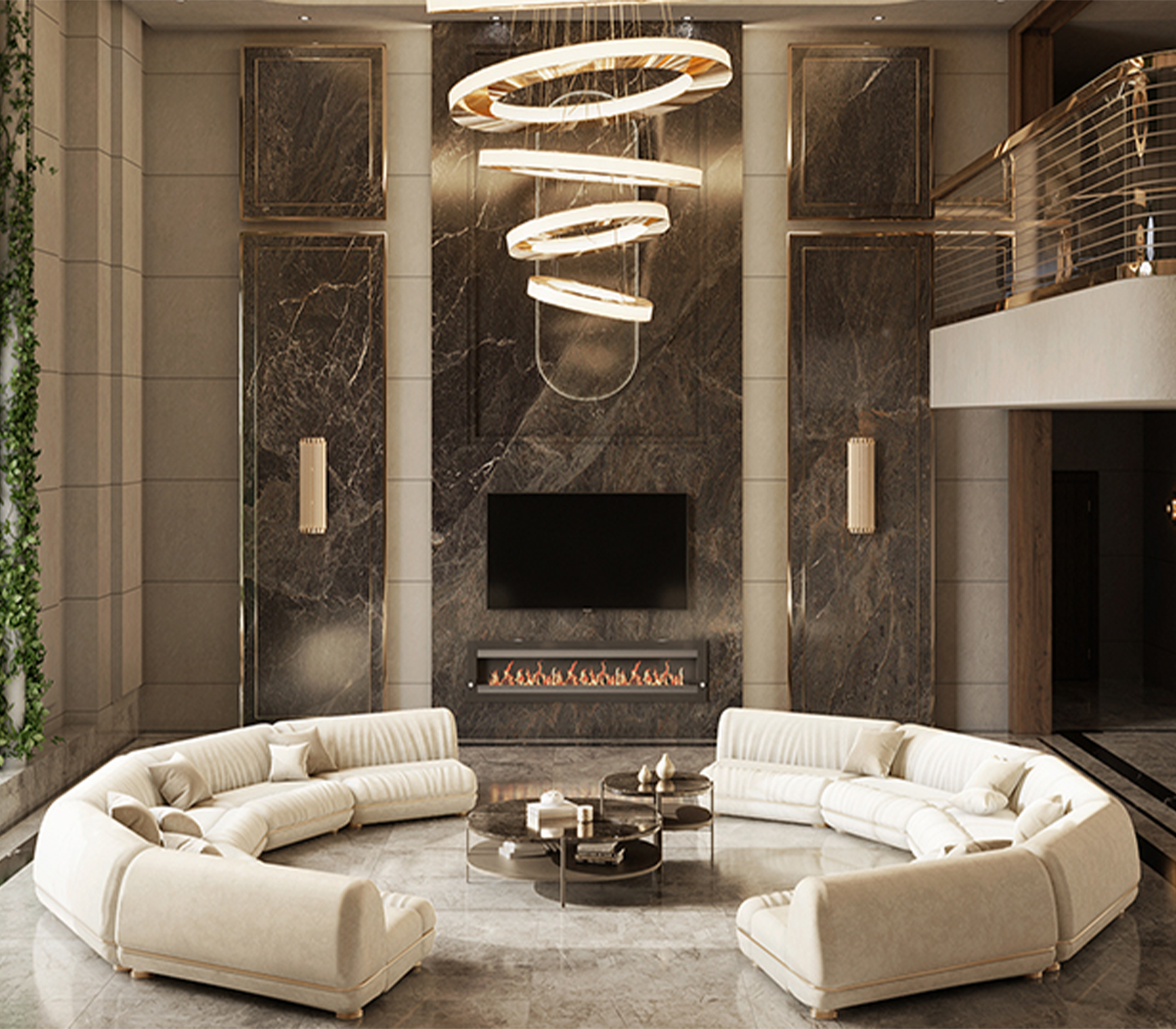 Candeeiro de parede XL Reflex