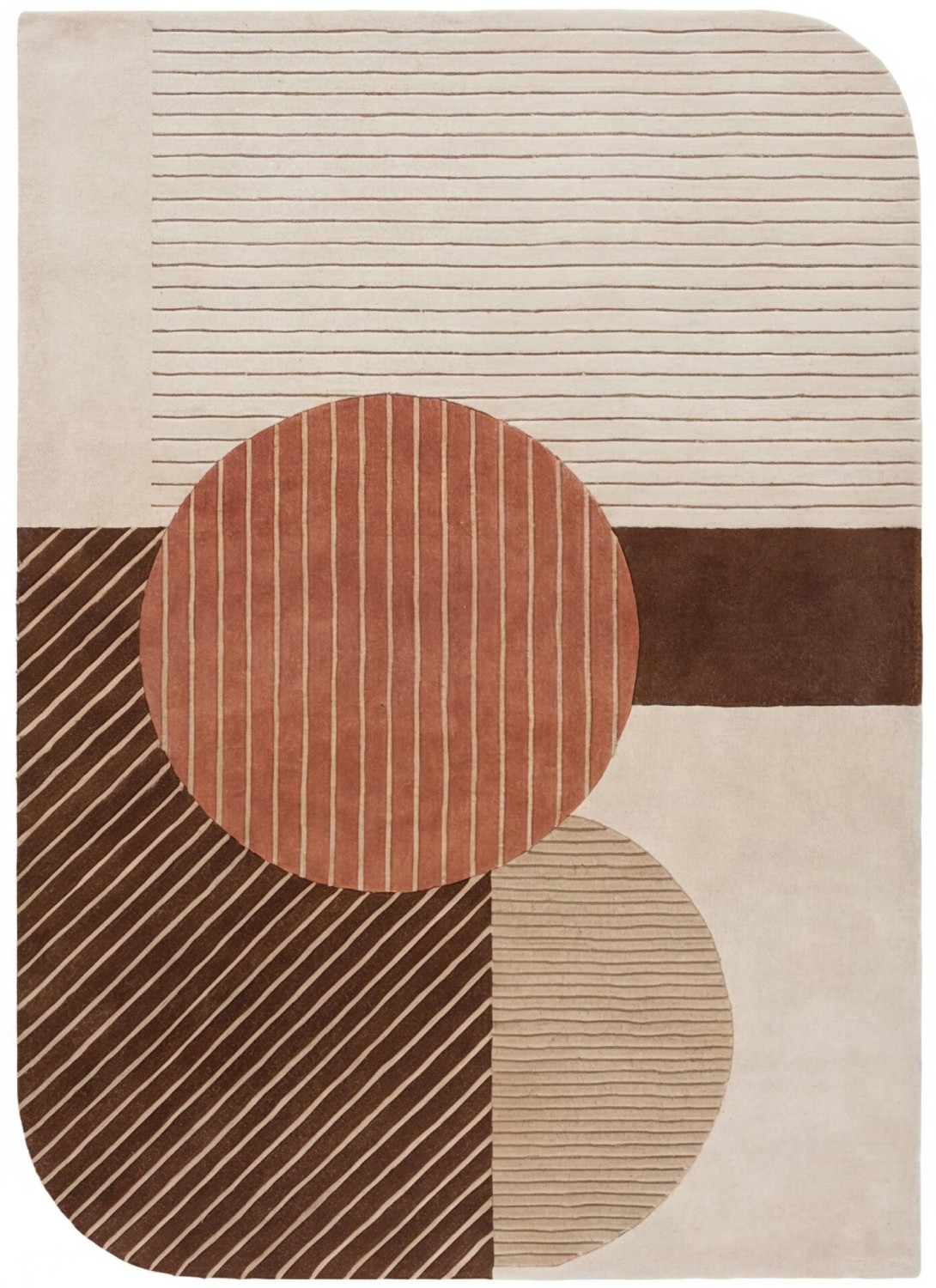 Tapete Cocoa Geometry