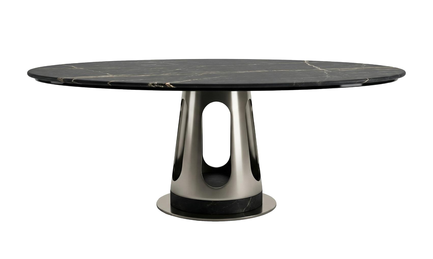 Mesa de Jantar Aura com Tampo em Mármore