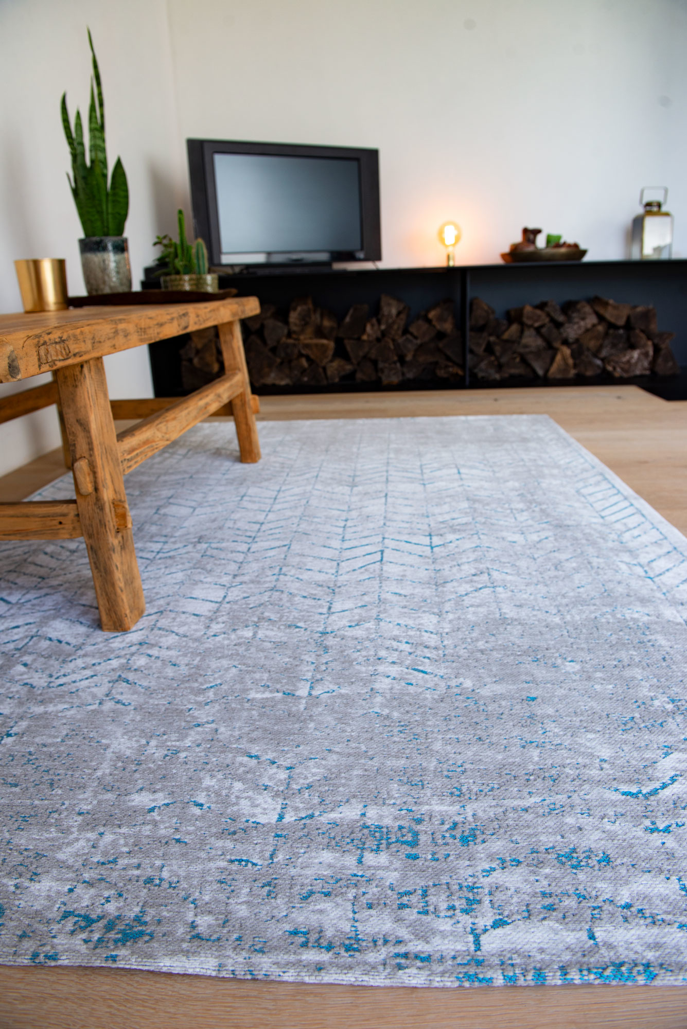 Tapete Tribeca Azul 8927 | Tamanho: 280 × 360 cm