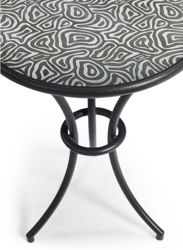 Mesa de Cocktail Coralia Verre Eglomise