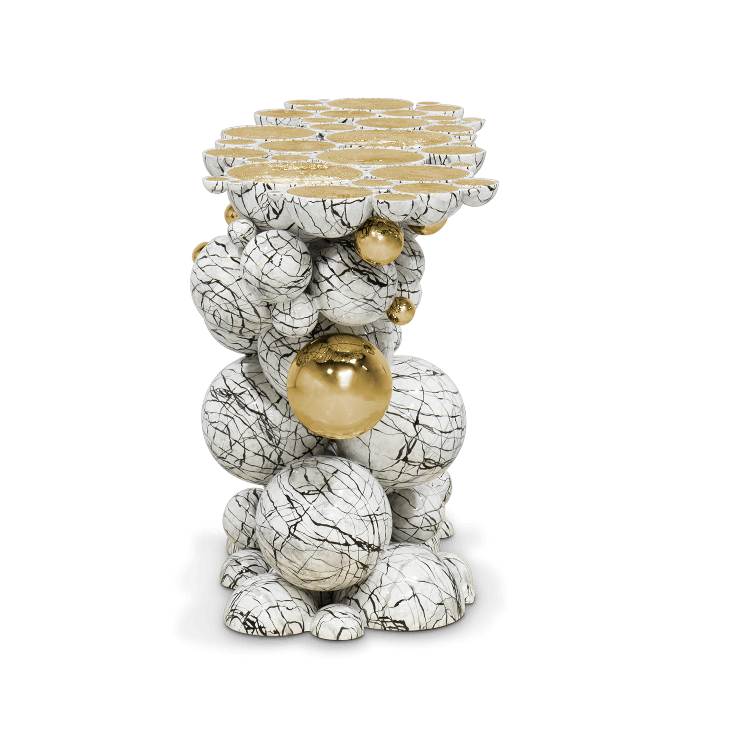 Consola Orbit Falso-mármore