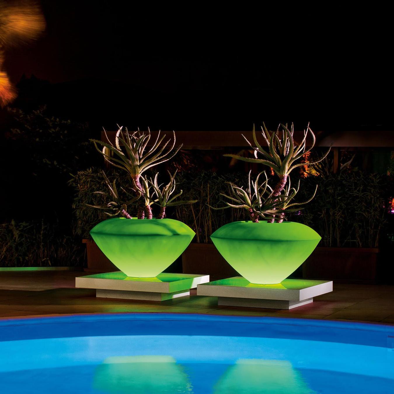 Candeeiro de Chão de Exterior Trotty Branco