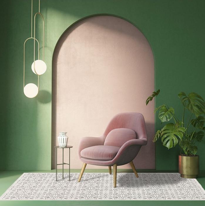 Tapete Genova de Viscose / Acrílico