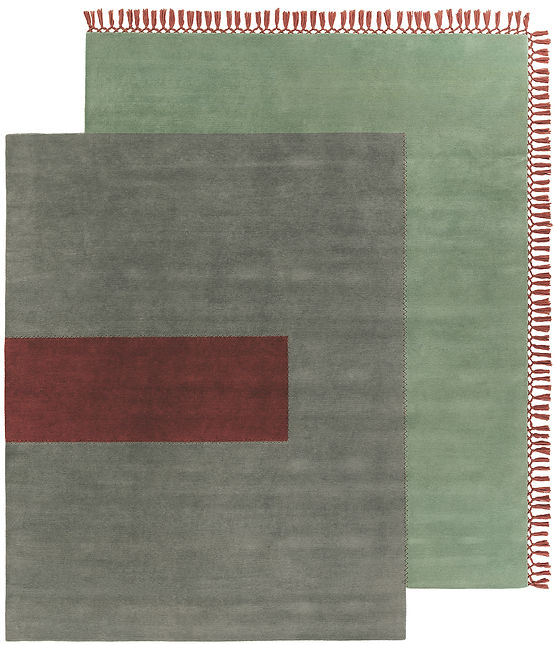 Tapete Feito à Mão Isola 100% Lã