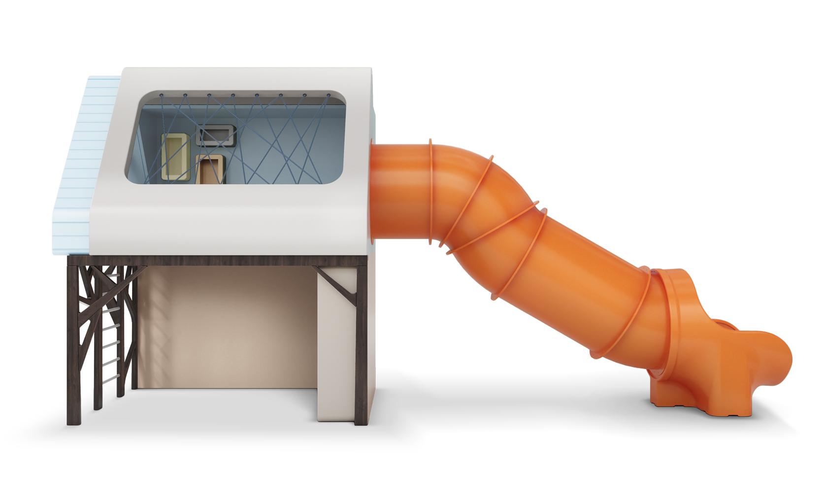 Parque infantil escorrega Jungle Adventure