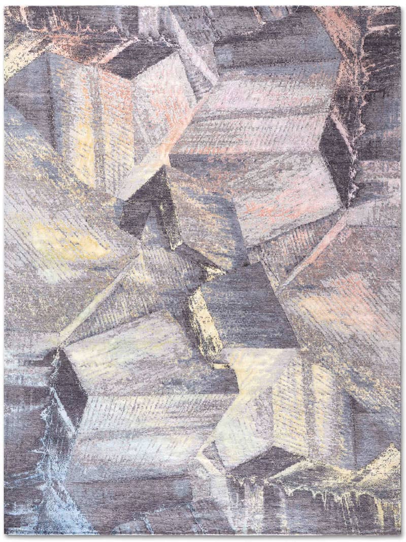 Tapete Brutalism Pastel Feito à Mão | Tamanho: 305 × 427 cm