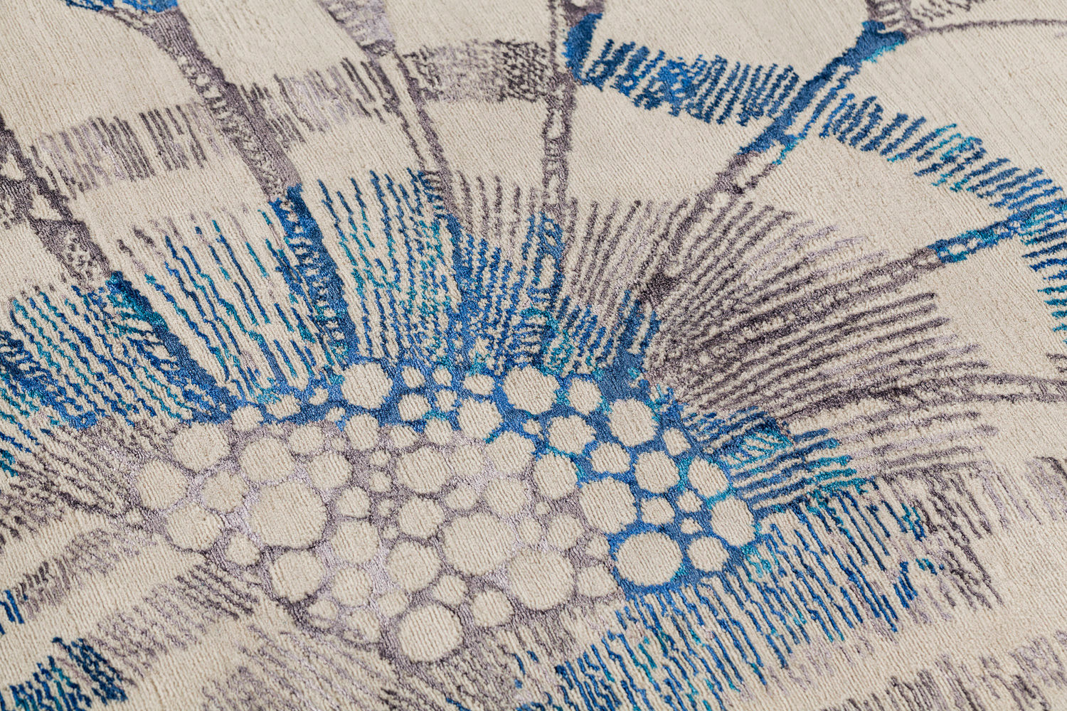 Tapete Feito à Mão Flores