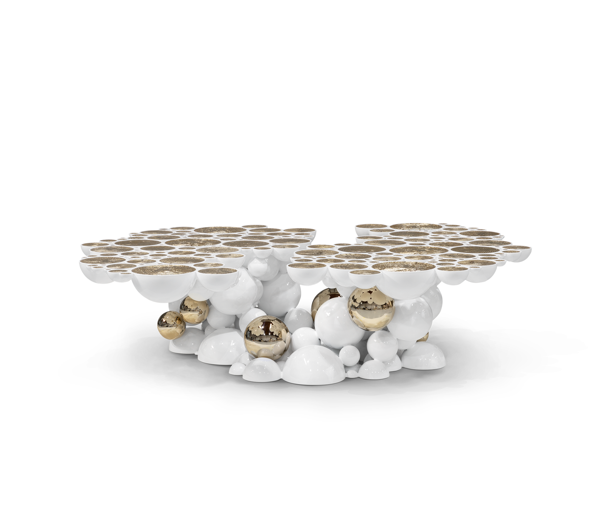 Mesa de Centro Branca Orbit