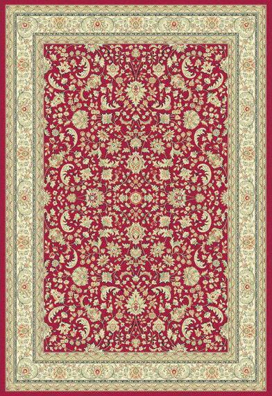 Tapete Oriental Border Vermelho | Tamanho: 200 × 290 cm