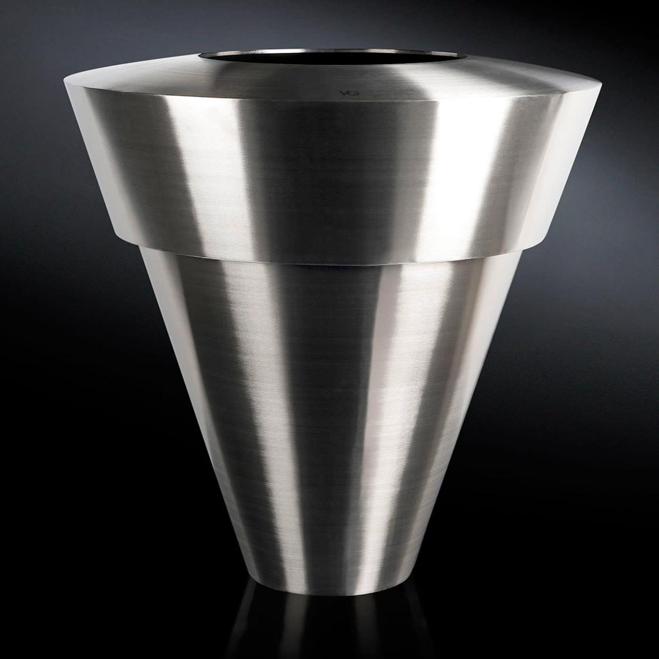 Vaso Pequeno em Aço Inoxidável