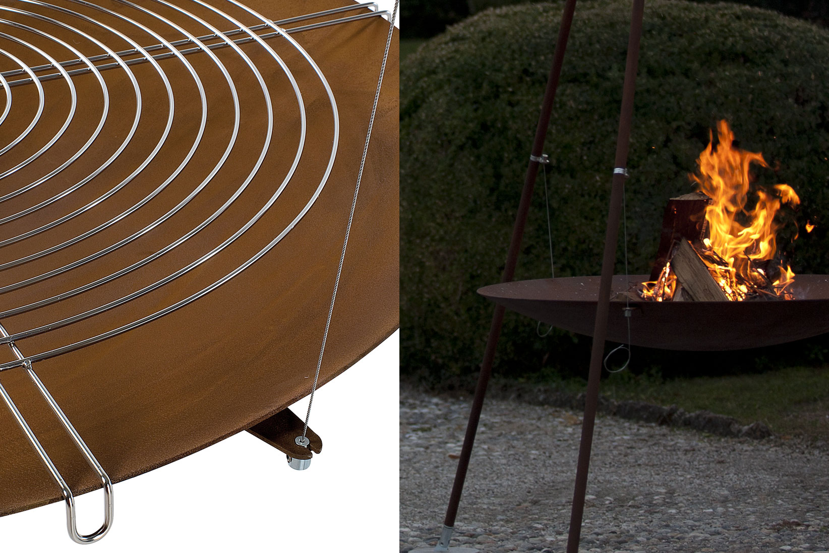 Lareira exterior Tripee