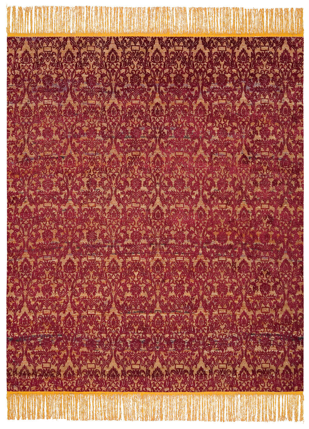 Tapete Roma Radi Laranja Vermelho | Tamanho: 350 × 450 cm