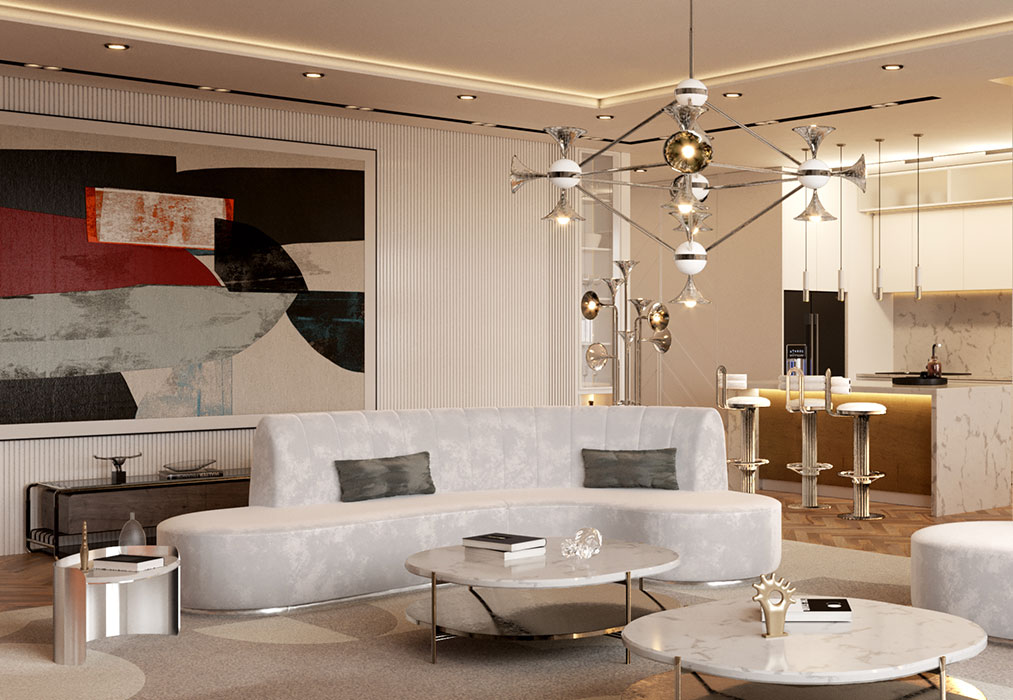 Mesa de Apoio Oval Franklin Scott