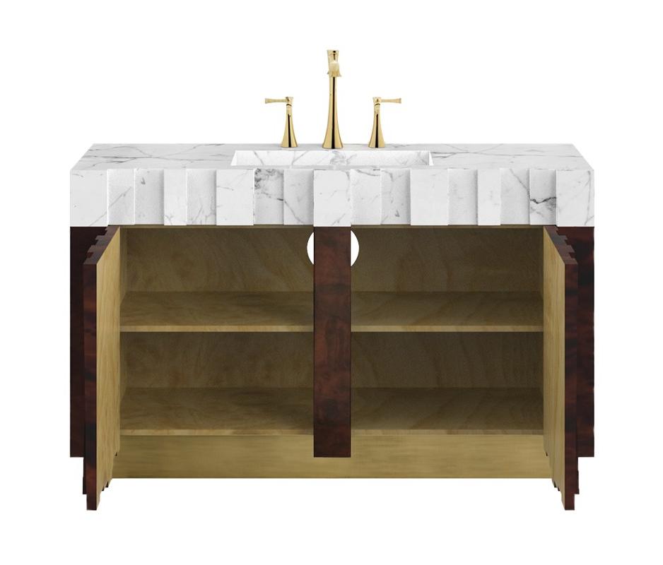 Móvel de casa de banho simples Geoglyph