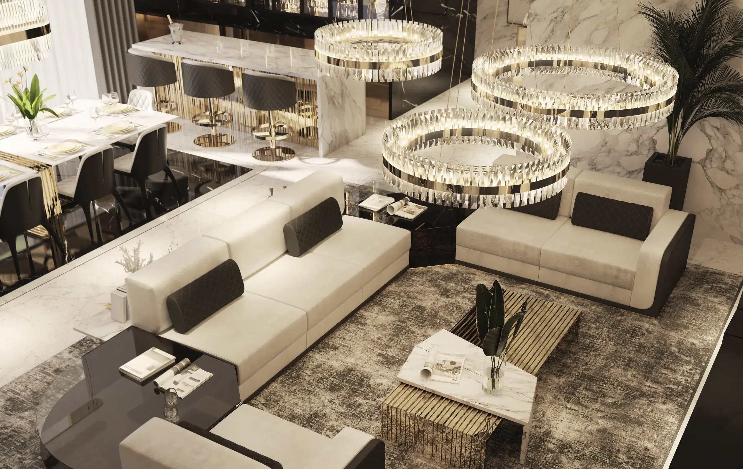 Candeeiro suspenso esbelto Freedom - 5