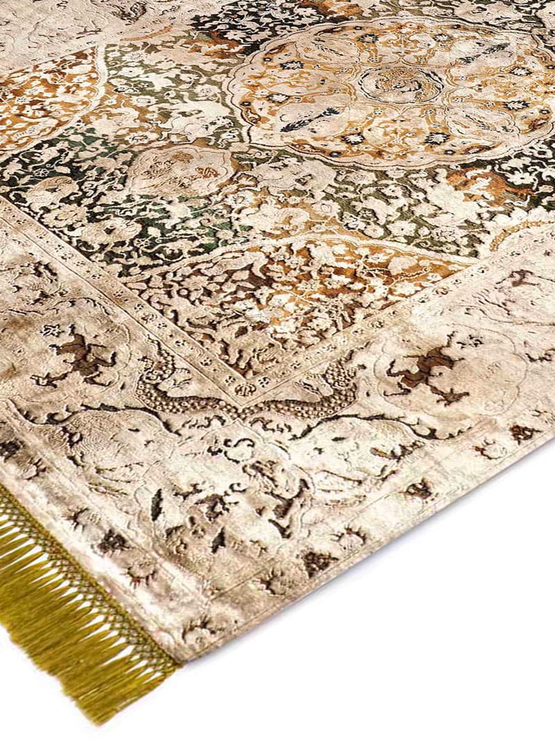 Tapete Gold Luxury Feito à Mão | Tamanho: 170 × 240 cm
