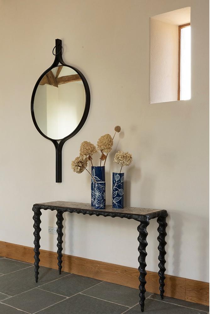 Mesa Consola Karinta White Oyster