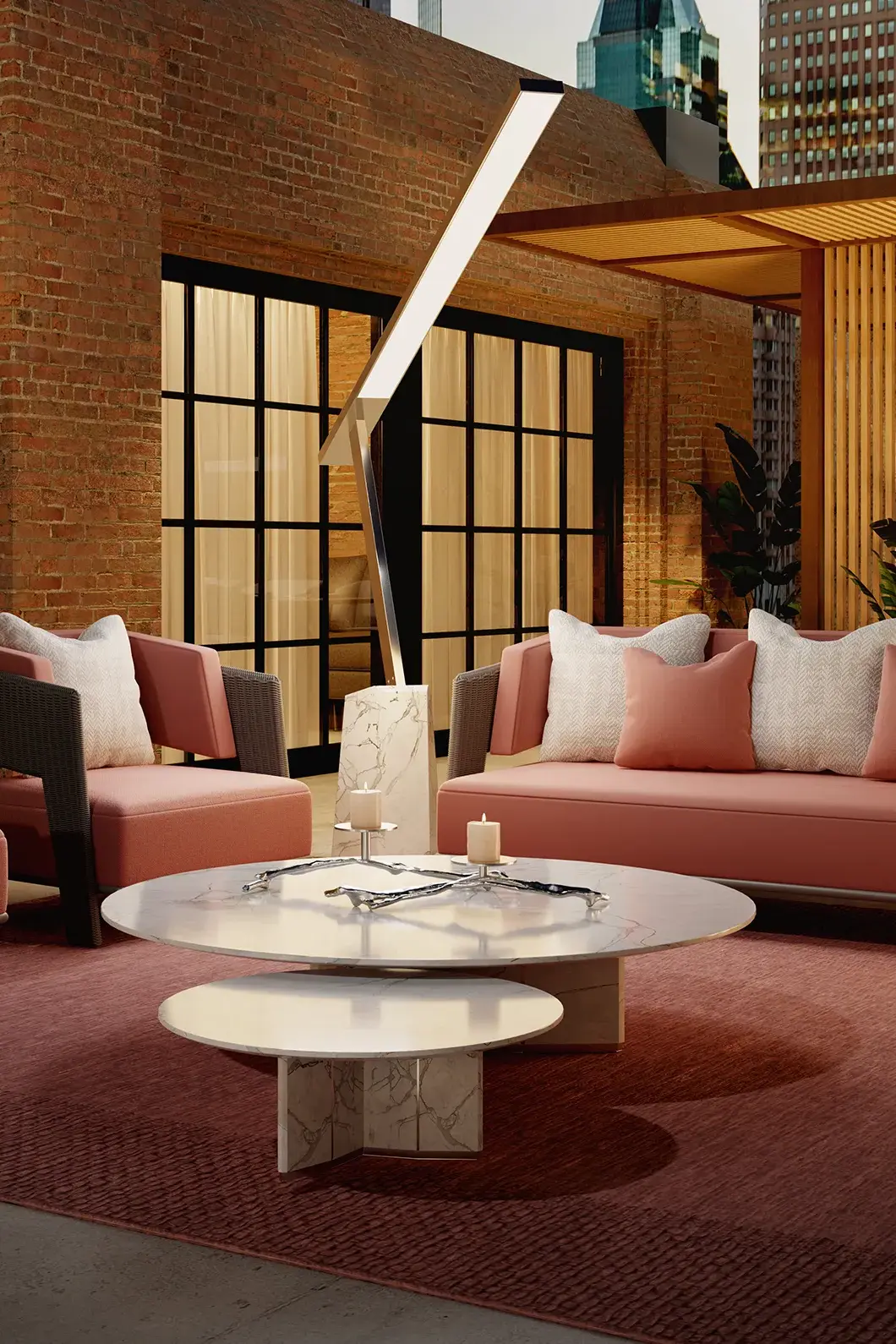 Candeeiro de pé exterior Horizon - 2