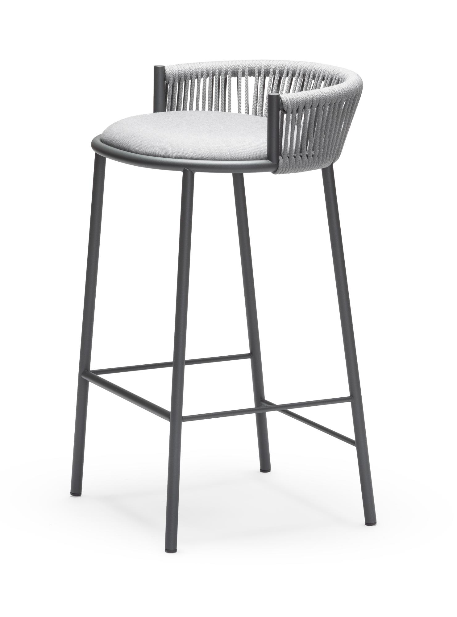 Banco de Bar para Exterior Millie SG-65 Cinzento