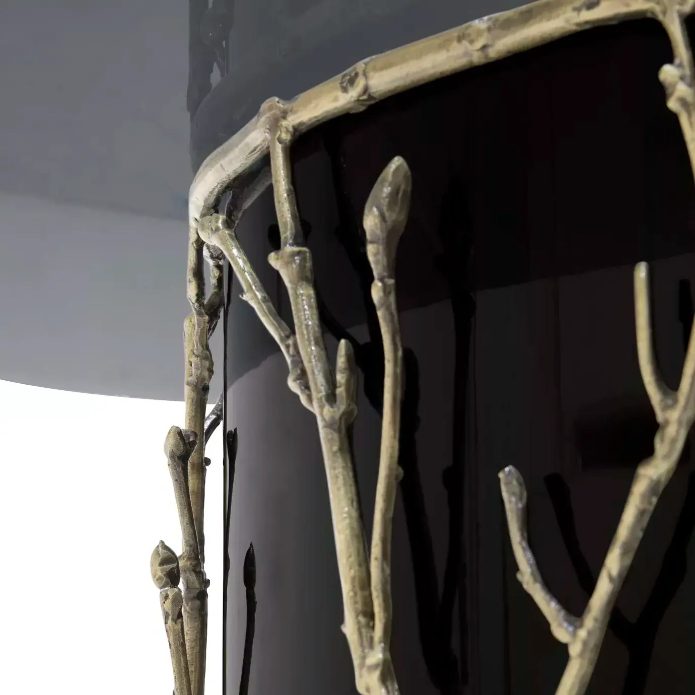 Mesa de Jantar Tampo Vidro Elowen