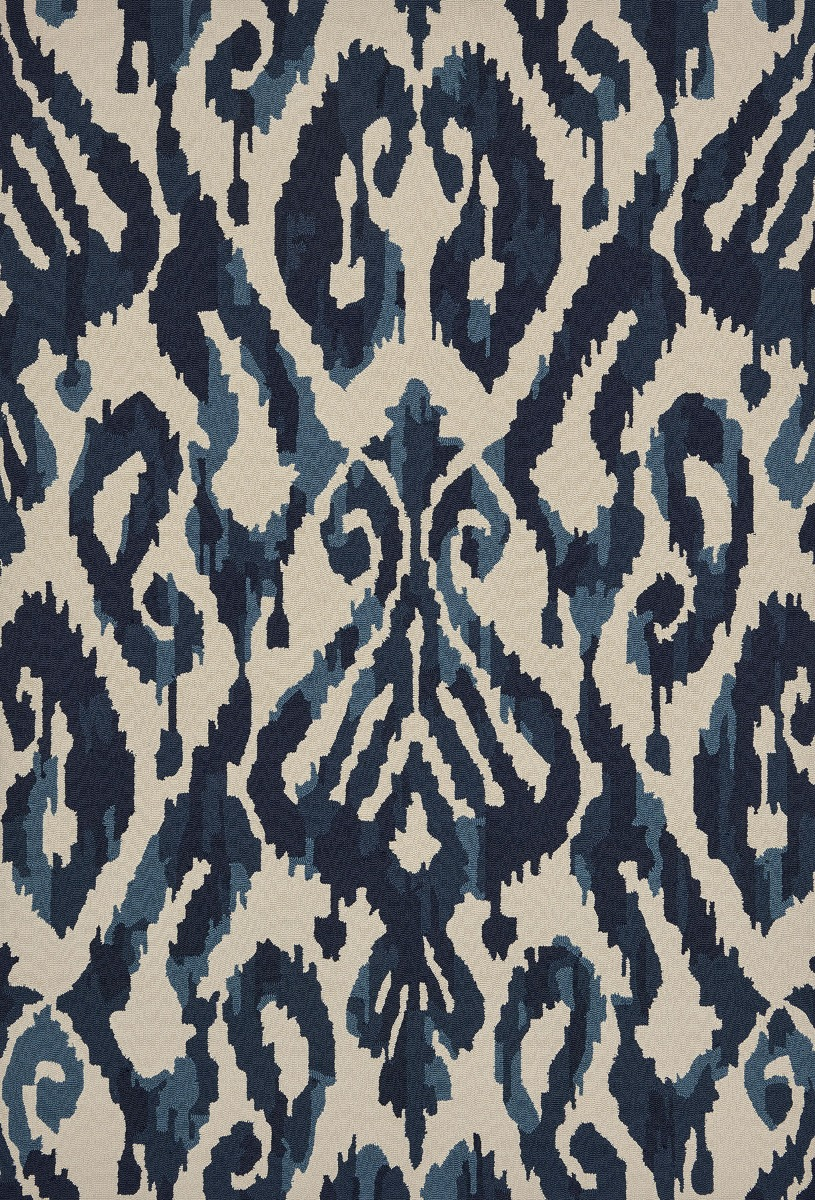 Tapete Kasuri Anil Exterior | Tamanho: 140 × 200 cm
