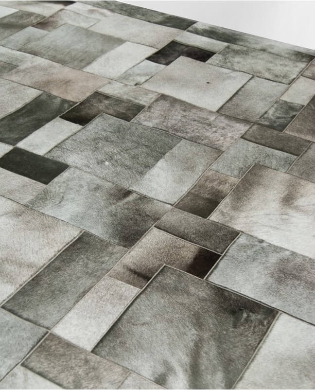 Tapete Pele de Vaca Puzzle col.10 | Tamanho: 180 × 300 cm