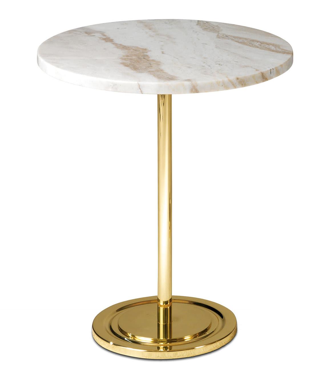 Mesa de Apoio Alta com Tampo em Mármore