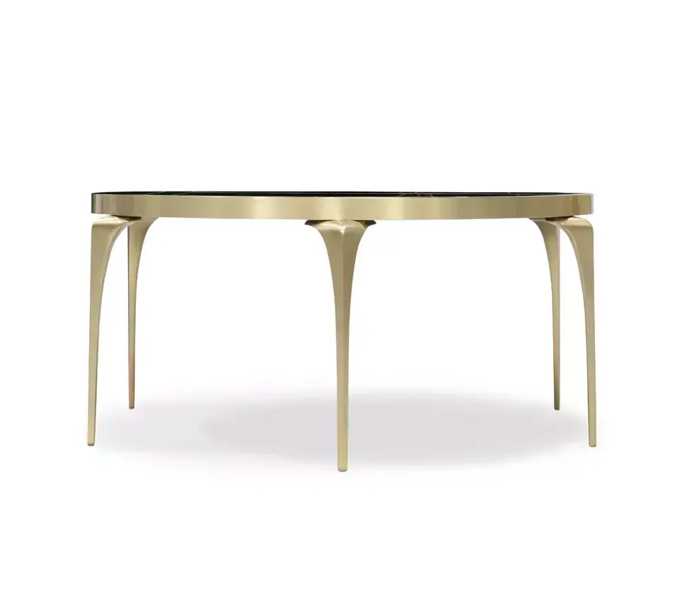 Mesa de Centro Mármore Sahara Noir Rhea