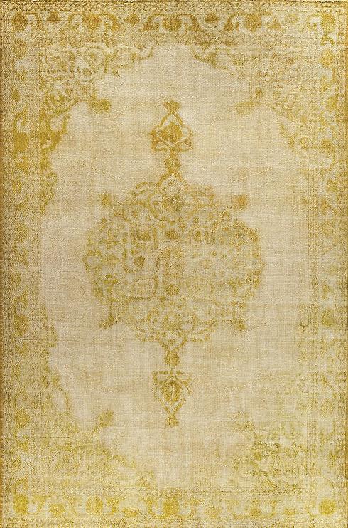 Tapete Amarelo Vintage