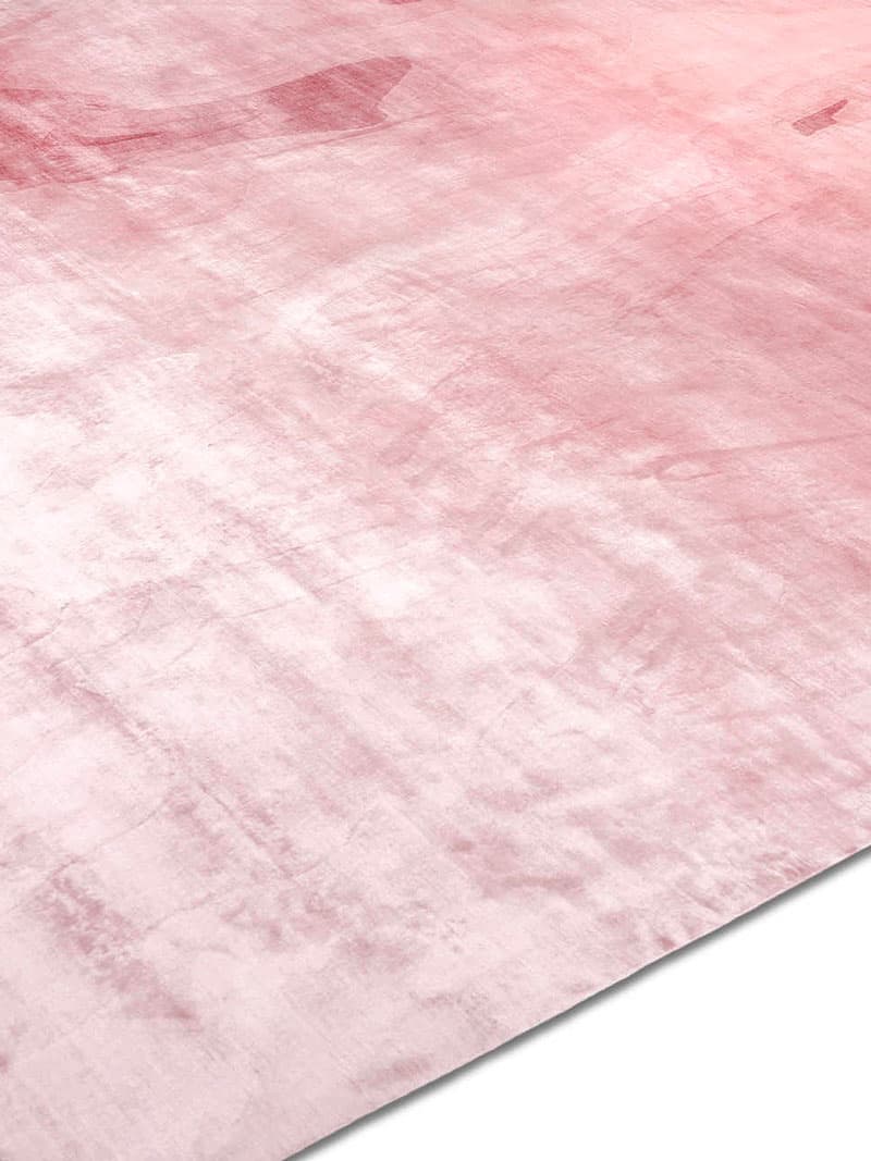 Tapete Ocean Rosa Luxury Feito à Mão