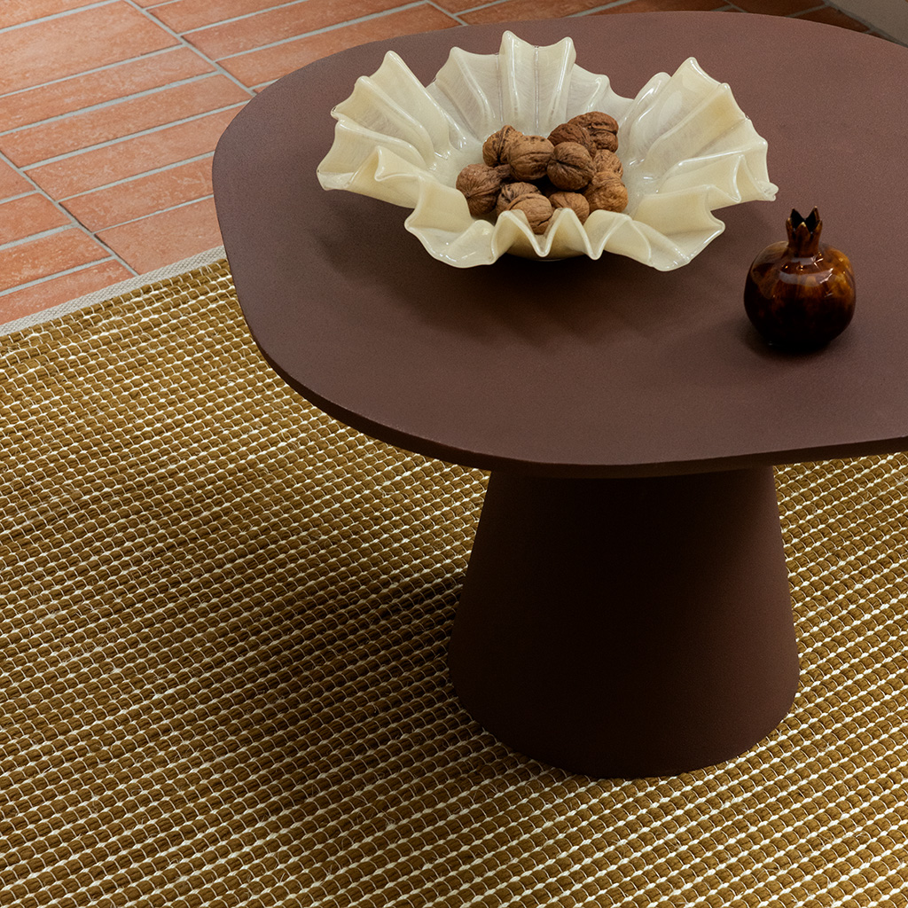 Tapete Frame Mostarda | Tamanho: 140 × 200 cm