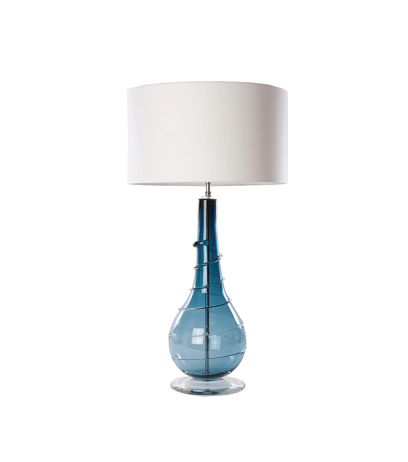 Candeeiro de Mesa Ninevagh Steel Blue