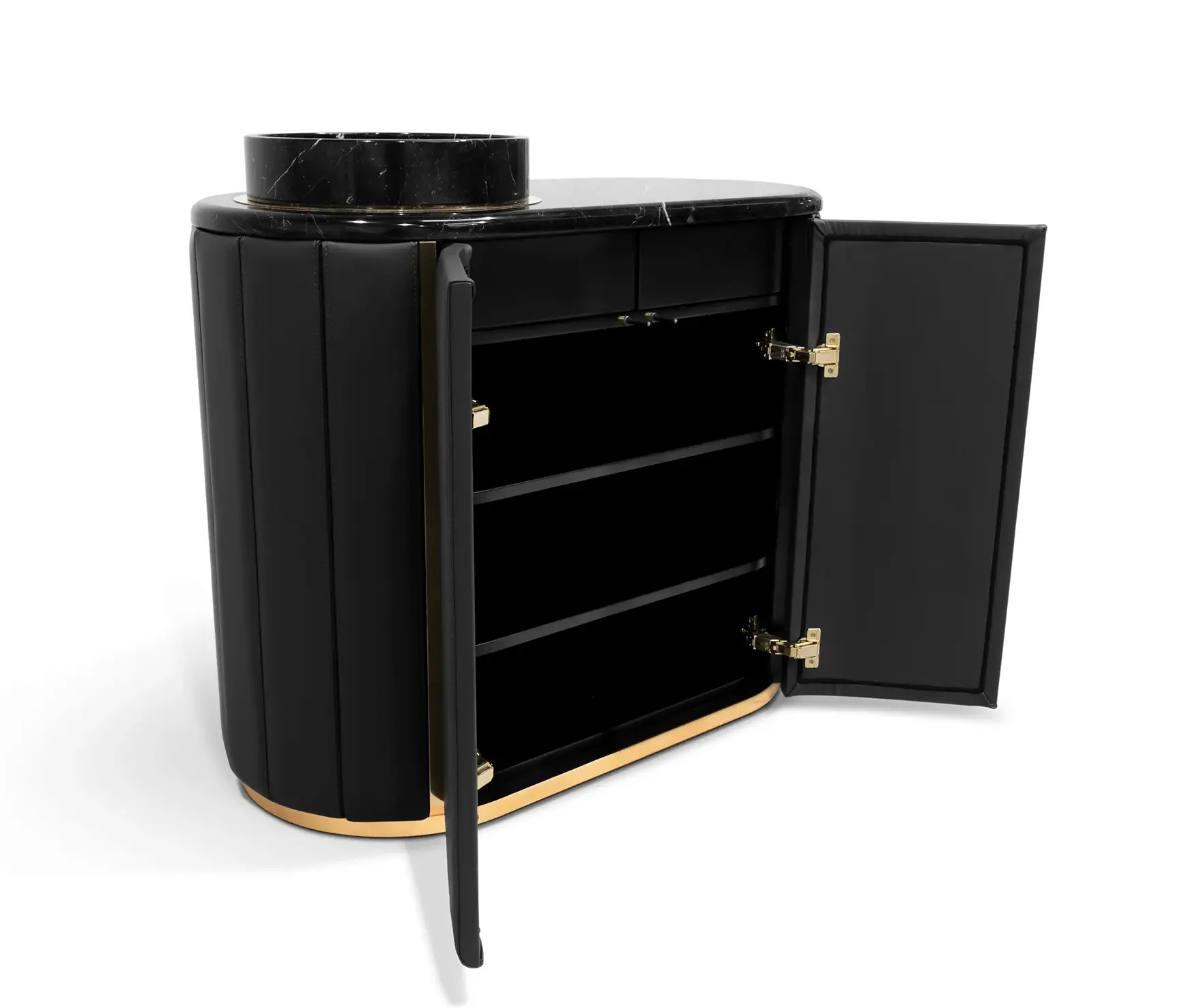 Móvel de casa de banho Majestic preto