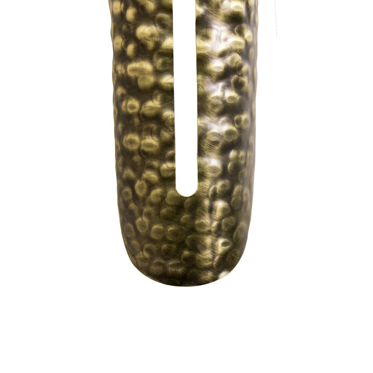 Candeeiro de parede feroz latão